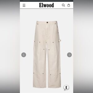 Elwood - INDUSTRY DOUBLE KNEES PANT - Size Small - Unisex
